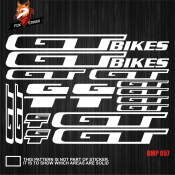 Bicycle Frame Decal Stickers GT-03